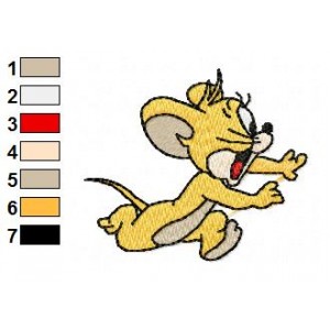 Tom and Jerry Embroidery Design 30